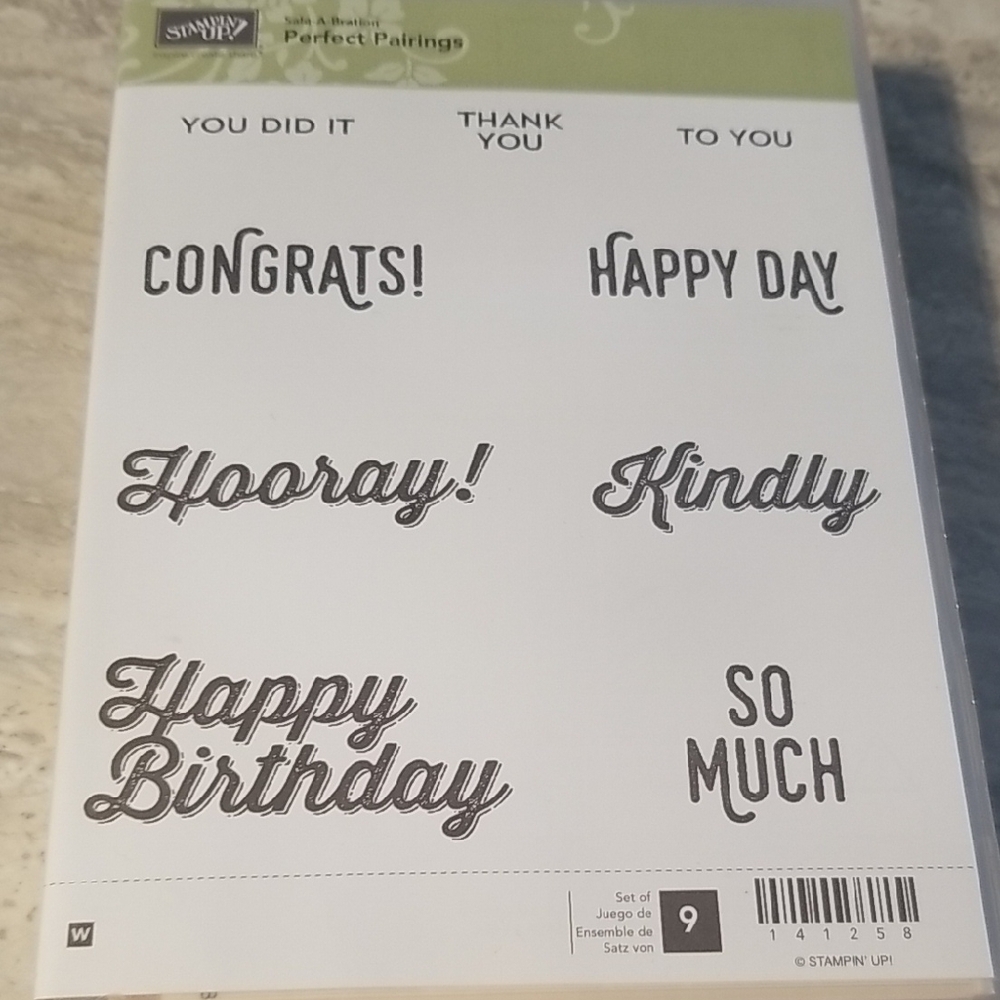 Stampin' Up! Brand New Perfect Pairings Set
